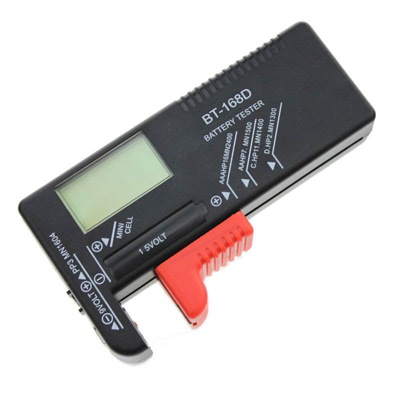 Baterii BT-168 AA/AAA/C/D/9V/1.5V Baterie buton universală Contor cu coduri de culoare Indicator tester de tensiune Verificator BT168 Putere