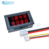 DC 0-100V 200V 10A 4 biți 5 fire Voltmetru Ampermetru LED Display dublu Tensiune Curent Tester pentru monitorul auto