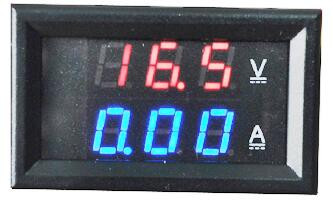 DC100V 100A digitālais voltmetrs ampērmetrs, zils sarkans LED ampērmetrs ar 100A strāvas šuntu