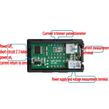 Ψηφιακό βολτόμετρο Αμπερόμετρο 0-100V 10A 50A 100A Shunt LED αυτοκινήτου μοτοσικλέτας Τάση ρεύματος Μετρητής ισχύος Volt Detector Tester Monitor