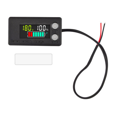 6133A Βολτόμετρο μπαταρίας DC 8V-100V Ένδειξη χωρητικότητας Μετρητής ισχύος Lithium LiFePO4 Lead-acid Cell 12V 24V 48V with Waterproofing