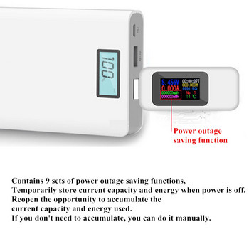 10 в 1 Мултифункционален USB контакт Тестер за текущо напрежение Конектор Зареждане на батерията Power Bank 40% отстъпка