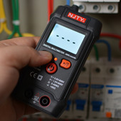 Intelligens multiméter digitális 600 V AC DC mini feszültségmérő T1 kézi True RMS Ohm Folytonosságvizsgáló 4000 Számoló Multimetro