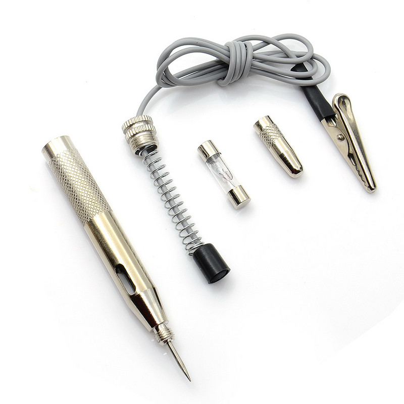 DC 6V 12V 24V Φωτεινός ανιχνευτής συστήματος Δοκιμαστική λυχνία ανιχνευτή αυτοκινήτου Δοκιμαστική λυχνία δοκιμής κυκλώματος φωτός αυτοκινήτου Ανιχνευτής πένας Χάλκινος