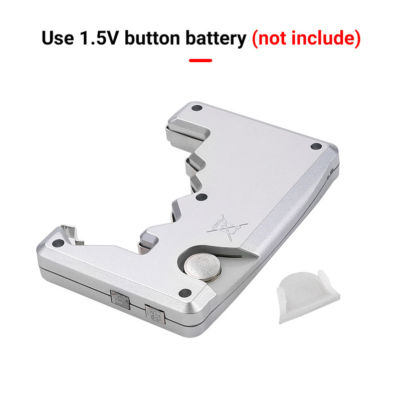 Digitaalne aku tester LCD-ekraan CDN AA AAA 9V 1,5V nuppelemendi patarei mahutavuse kontrollimise detektori mahtuvuse diagnostika tööriist