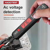 HT89 új intelligens feszültségvizsgáló toll AC 12-300V LCD kijelző mini voltmérő töréspont érzékelés folytonosság teszt áramkör ellenőrzése