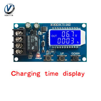 6-60V 20A 30A LCD Ψηφιακή μονάδα φόρτισης μπαταρίας λιθίου μολύβδου-οξέος Πίνακας ελεγκτή προστασίας από υπερφόρτιση αυτόματης φόρτισης