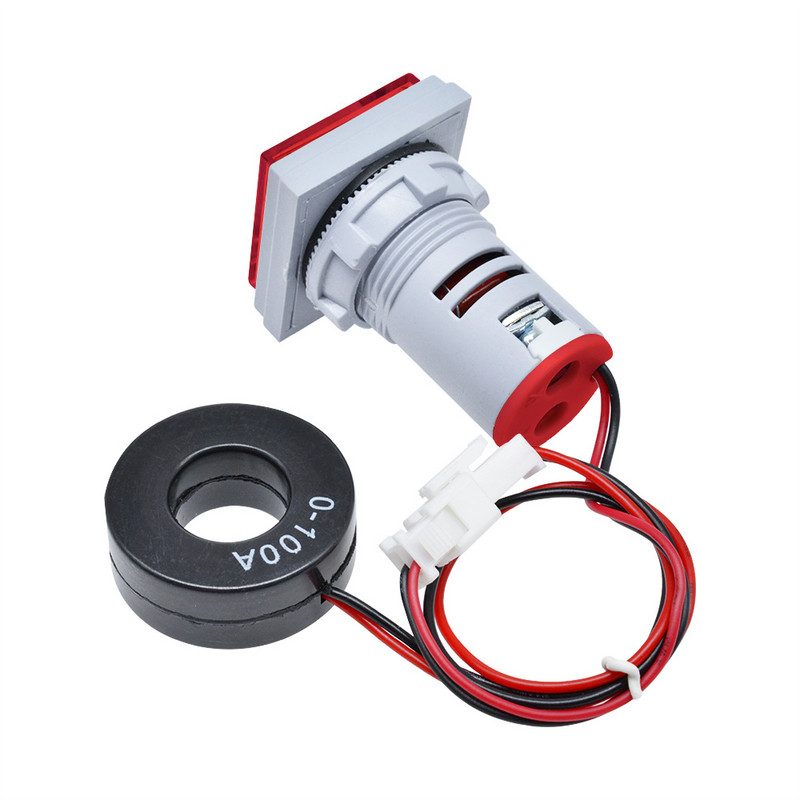 AC 60-500V 0-100A kvadratni LED digitalni voltmetar ampermetar 110V 220V napon strujni mjerač voltammetar automobilski voltmetar tester detektor