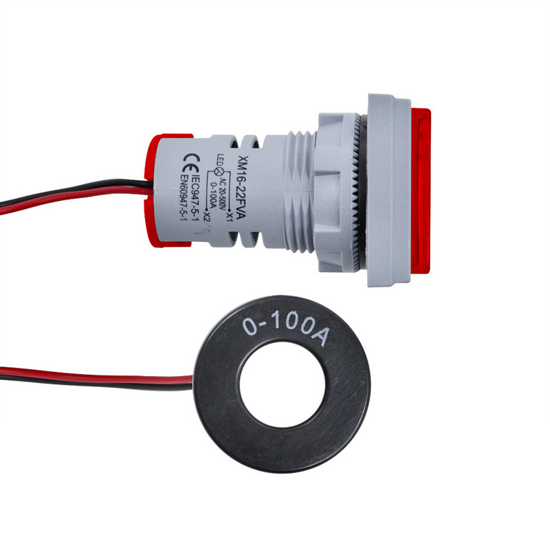 AC 60-500V 0-100A kvadratni LED digitalni voltmetar ampermetar 110V 220V napon strujni mjerač voltammetar automobilski voltmetar tester detektor