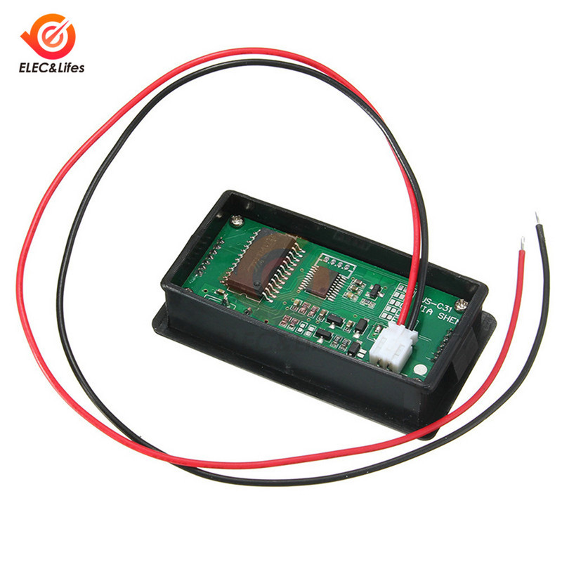 7-100V 6-73V 8-70V 12V 24V 48Vólom-savas lítium akkumulátor kapacitásjelző autó motorkerékpár digitális feszültségmérő feszültségmérő mérő