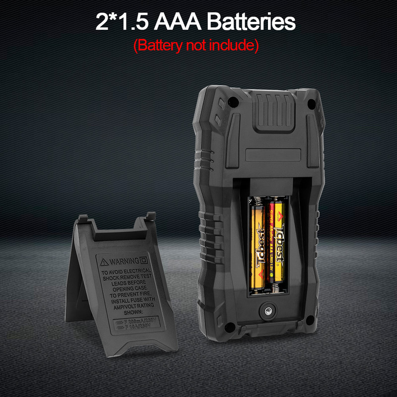 Multimetru digital GVDA Professional AC DC Tensiune Curent Rezistență Continuitate Tester Tensiune Digital True RMS Multimetro