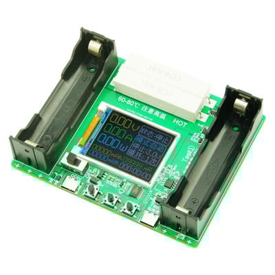 18650 Lithium Battery Capacity Tester Module MAh MWh Digital Battery Power Detector Module 18650 Battery Tester Type-C Interface