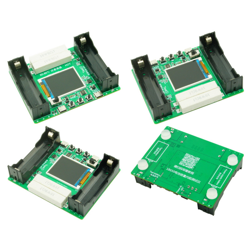 18650 Lithium Battery Capacity Tester Module MAh MWh Digital Battery Power Detector Module 18650 Battery Tester Type-C Interface