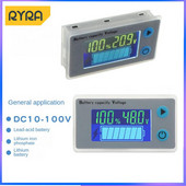 12V 24V 36V 48V 60V 72V Power Display Voltmeter Power Meter JSC 33 Battery Voltmeter 10V-100V Gauge