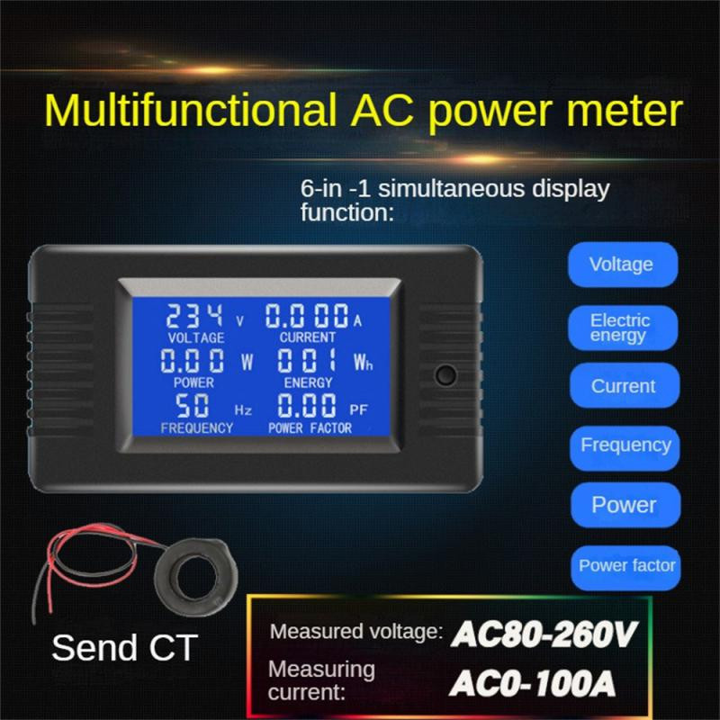12V 24V 36V 48V 60V 72V Power Display Voltmeter Power Meter JSC 33 Battery Voltmeter 10V-100V Gauge