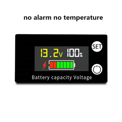 DC 8V-100V LCD Baterie Voltmetru Indicator Capacitate Contor de putere Litiu LiFePO4 Celulă plumb-acid 12V 24V 48V pentru baterie LCD 6133A