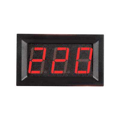 KWS-AC220 LED digitālais voltmetrs AC50-500V sprieguma mērītāja instrumenta rīks 2 vadi sarkans zaļš zils displejs sprieguma testera detektors