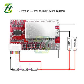 3S 5S 50A 3.7V 18650 Lithium Battery Protection Board 3.7V Lithium Iron Phosphate Board BMS With Balance