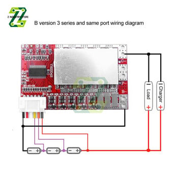 3S 5S 50A 3.7V 18650 Lithium Battery Protection Board 3.7V Lithium Iron Phosphate Board BMS With Balance