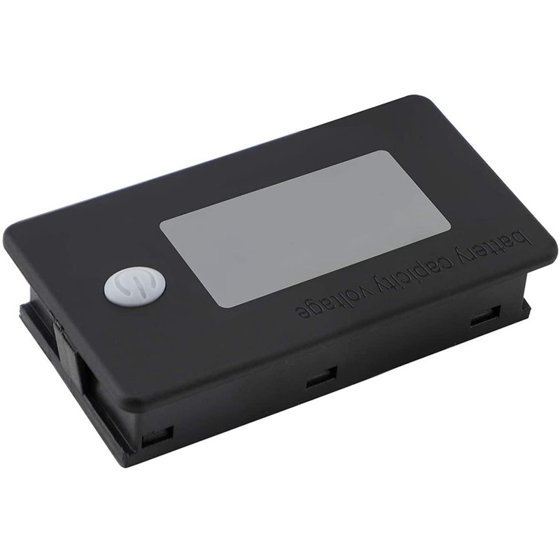 Monitor de capacitate a bateriei, contor baterie 10-100 V, indicator de temperatură Fahrenheit 12 V 24 V 48 V Tensiune procentuală