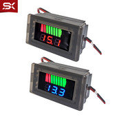 Veekindel digitaalne aku tester DC 12-60 V pliihappe liitium-ioon-lipo-liitiumpatarei mahu indikaator auto pingemõõtur voltmeeter