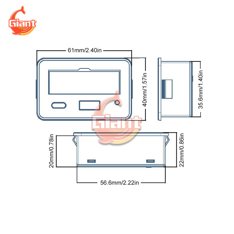 DC8-30V USB3.0+Tpye-C svina skābes litija akumulatora jaudas indikators automašīnas motociklam digitālā voltmetra sprieguma mērītāja rīks