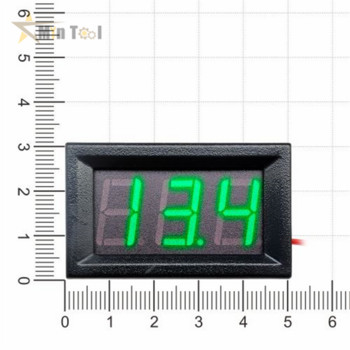 Ψηφιακό βολτόμετρο 0,56 ιντσών DC 4,5-30 V Mini LCD Μετρητής τάσης Οθόνη ανιχνευτή ανιχνευτή βολτ 2 καλωδίων