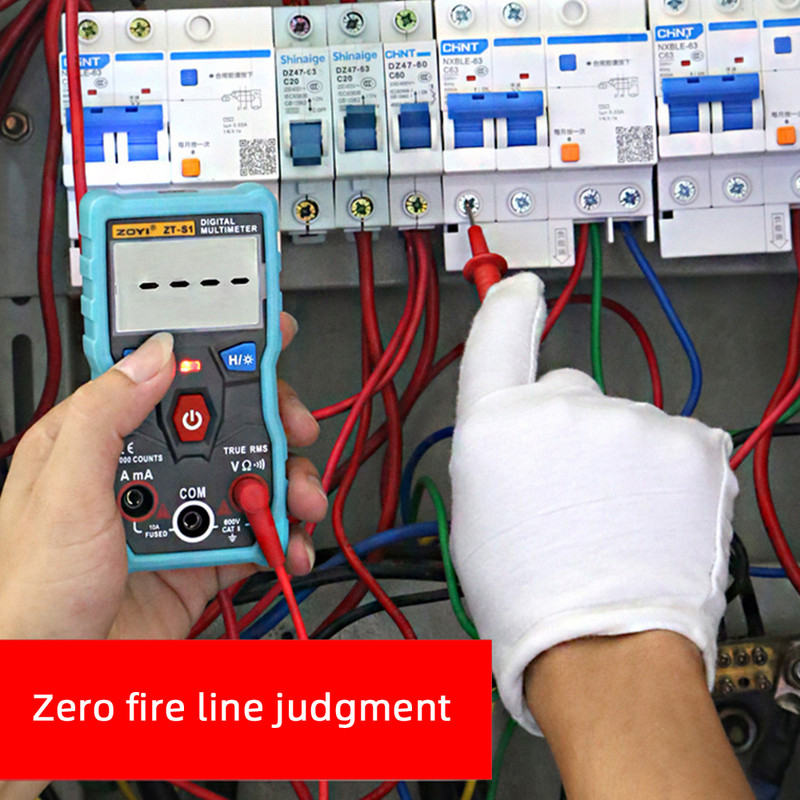 Multimetru digital inteligent ZT-S1/ZT-S2/ZT-S3/ZT-S4, 4000 de numărători, tester profesional de temperatură cu diodă de frecvență, mini condensator
