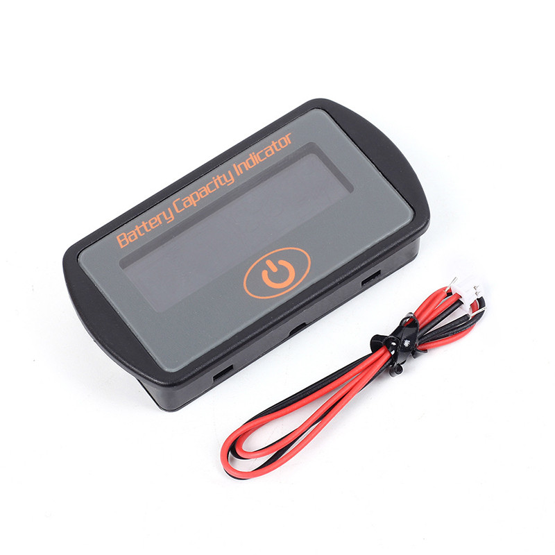 Puutetüüpi pinge aku mahu indikaator 12V/24V reguleeritav LCD auto plii-happe liitiumaku voltmeeter pingetester LY7S