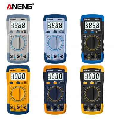 ANENG A830L mini tasku digitaalne multimeeter LED tester AC/DC pinge voolu dioodi sagedusega multimeetri tester