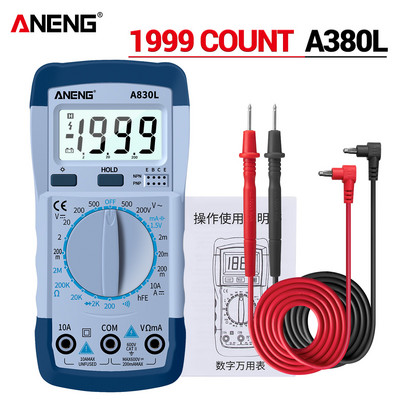 ANENG A830L Mini Pocket Ψηφιακό πολύμετρο LED Tester AC/DC Τάση ρεύματος δίοδος Συχνότητα πολυμέτρων Εργαλείο δοκιμής