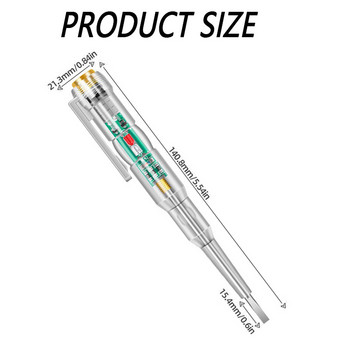 1 τεμάχιο Intelligent Voltage Tester Pen 24/70-250V Induction Power Detector Pen Electrical scwdriver Indicator Circuit Tester
