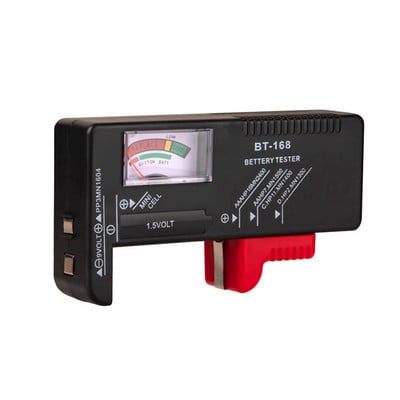 BT-168 AA/AAA/C/D/9V/1.5V Baterie buton universală Contor cu coduri de culoare Indicator tester BT168