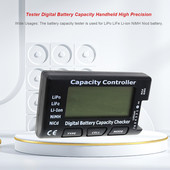 Tester Digital Capacitatea bateriei Verificator Indicator multifuncțional Li-ion portabil