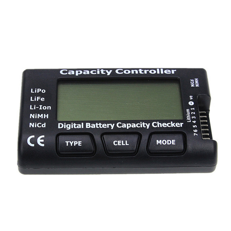 Tester Digital Capacitatea bateriei Verificator Indicator multifuncțional Li-ion portabil