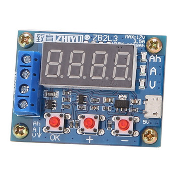 2X ZB2L3 тестер за батерии LED цифров дисплей 18650 литиева батерия Захранване Тест за съпротивление Капацитет на оловна киселина