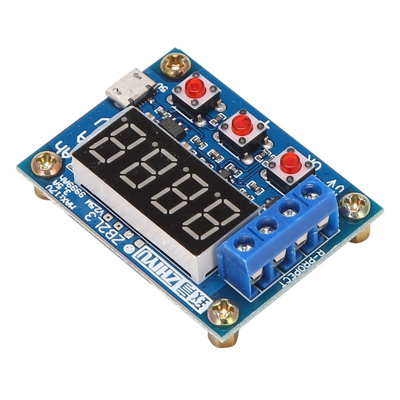2X ZB2L3 aku tester LED digitaalne ekraan 18650 liitiumaku toiteallika testi takistus plii-happe mahtuvus