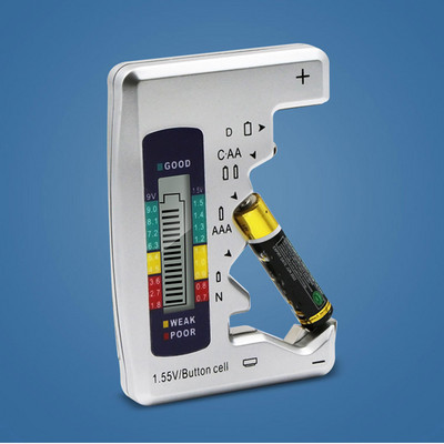 Digitaalne aku tester aku mahutavuse kontrollija CDN 9V AA AAA 1 5V patarei võimsuse mõõteseade