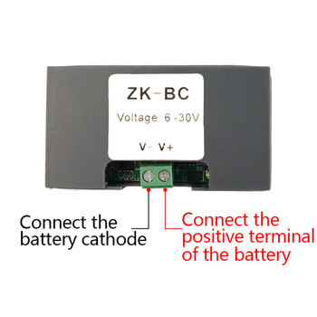 DC6V-30V Индикатор за капацитета на автомобилната батерия 12V 24V Автомобилен волтметър Панел за измерване на напрежението Бързо зареждане Монитор на батерията с двоен USB изход