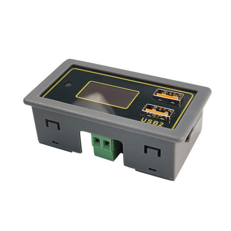 DC6V-30V Indicator de capacitate a bateriei de mașină 12V 24V Voltmetru de mașină Panou de măsurare a tensiunii Încărcare rapidă Monitor de baterie cu ieșire dublă USB