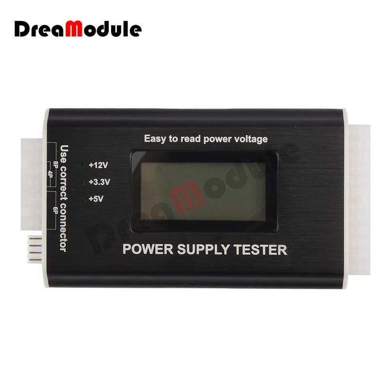 Ψηφιακή οθόνη LCD Υπολογιστής υπολογιστή 20/24 ακίδων Έλεγχος τροφοδοτικού ελέγχου Γρήγορη παροχή ρεύματος Εργαλείο διαγνωστικού ελεγκτή μέτρησης ισχύος