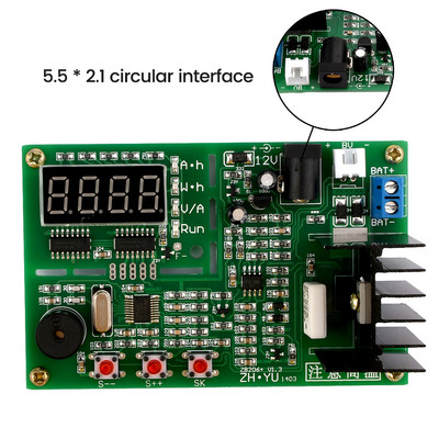 Tester pentru baterii cu litiu ZB206+V1.3 Tester pentru baterii cu litiu 18650 Tester pentru capacitatea bateriei DC 5V Tester pentru rezistență internă