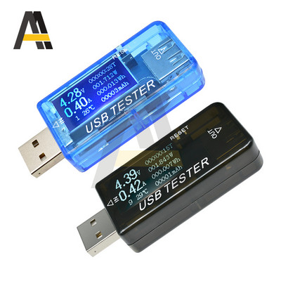 Tester de capacitate de tensiune de curent USB DC 4-30V 5A 50W LED Volt curent de detectare a tensiunii de încărcare Capacitate de testare a bateriei Contor