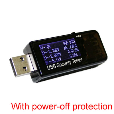 USB áramfeszültség-kapacitás-tesztelő DC 4-30V 5A 50W LED Volt Áramfeszültség-érzékelő töltőkapacitás akkumulátor-tesztelő