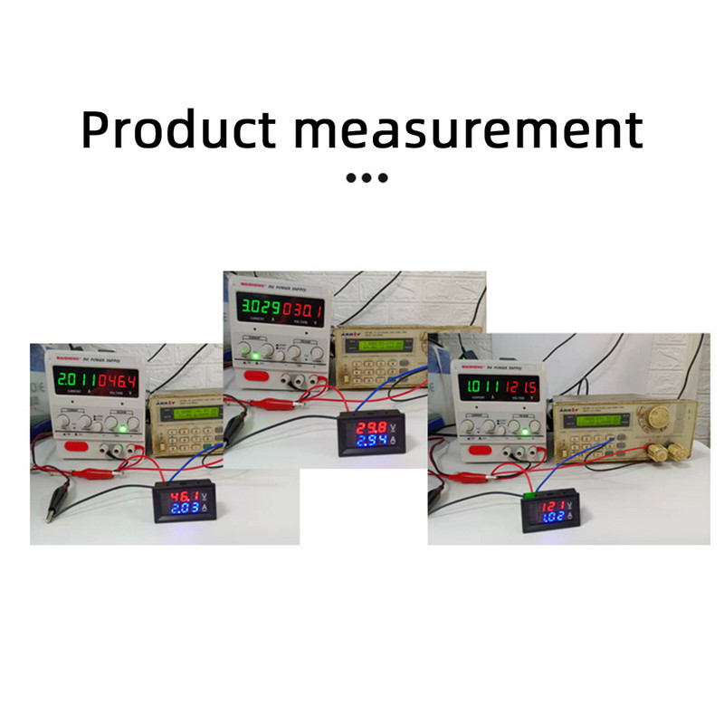 0,56 inchi 0-100V 10A 50A 100A LED Voltmetru Digital Ampermetru Auto Motocicletă Tensiune Contor de curent Volt Detector Tester Panou de monitor