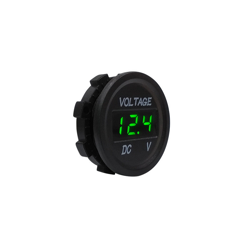 Līdzstrāvas 5V-48V digitālais sprieguma mērītājs automašīnu motocikla voltmetra sprieguma testeris automašīnām automašīnu motociklu visurgājēju laivai 12V 24V 36V ūdensizturīgs