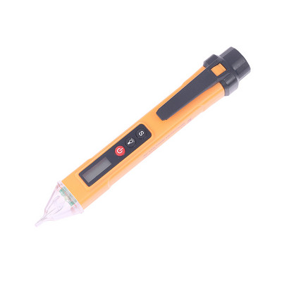 Tester de tensiune fără contact 12-1000V AC/DC Instrument de perete cu indicator electric al circuitului stiloului cu lanternă Instrument de detectare a liniei de sonerie