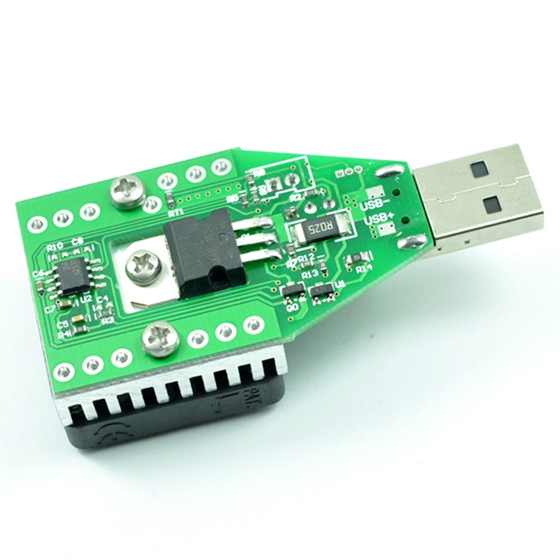 USB 15 W akumulatora izlādes jaudas testeris, regulējams elektroniskais slodzes rezistors 3,7–13 V sprieguma daļas