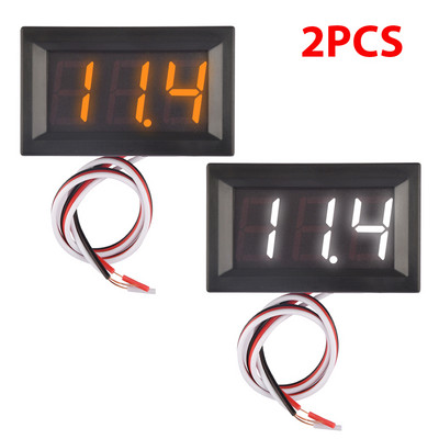 DC100V digitális feszültségmérő háromjegyű, 2 vezetékes LED kijelzőcső teljesítménymérő feszültségmérő feszültségmérő feszültségmérő 0,56 hüvelykes 2 DB