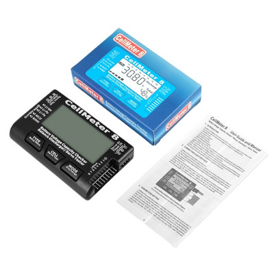 Digitaalne võimsuse kontrollija RC 8 digitaalne Nicd NiMH pinge tester CellMeter